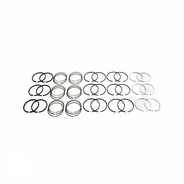 Picture of Piston Ring Set, 3-1/8, 2-3/16, 3.500" bore, 6 cylinder set