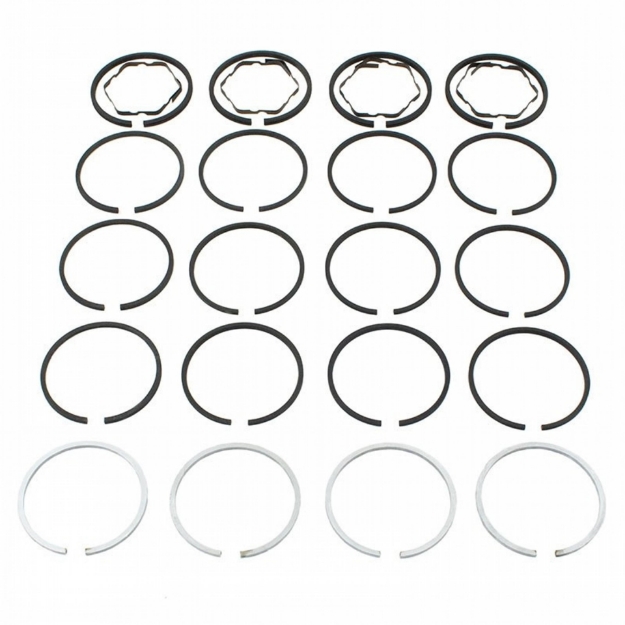 Picture of Piston Ring Set, 4-1/8, 1-3/16, 3.000" bore, 4 cylinder set