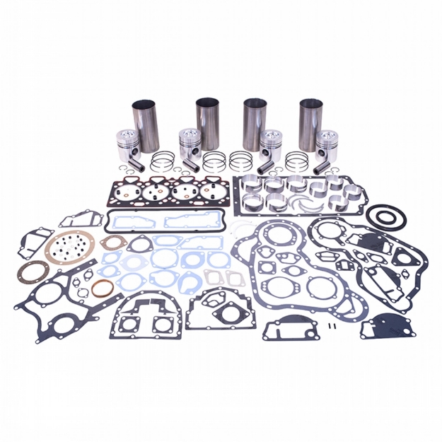 Picture of Major Overhaul Kit, Perkins A4.248 Diesel, Late 3 ring upgrade pistons