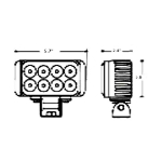 LED-624 30° beam