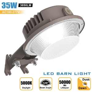 Picture of LED BARN LIGHT 35w, 5000K, 100-277vac Photocell