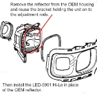 Picture of LED-6901 Hi-Lo - for JD 6xxx - 7xxx with premium headlights