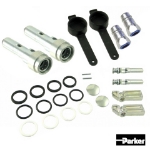 Picture of Parker Hydraulic Cartridge Coupler Conversion Kit, w/ Male Tips, Genuine OEM Style