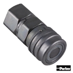 Picture of Parker Flat Face Hydraulic Breakaway Coupler, Non-Spill, Female, Genuine OEM Style