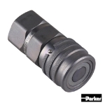 Picture of Parker Flat Face Hydraulic Breakaway Coupler, Non-Spill, Female, Genuine OEM Style