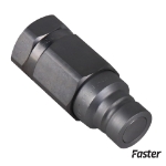 Picture of Faster Flat Face Hydraulic Breakaway Coupler, Male, Genuine OEM Style