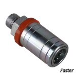 Picture of Faster Hydraulic Breakaway Coupler for Buhler Versatile, Female, Genuine OEM Style