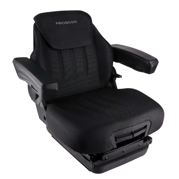 Picture of PROBOSS AS3510 Mid Back Seat, Black & Gray Fabric w/ Air Suspension