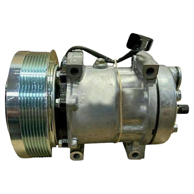 Picture of Sanden SD7H13-8 Compressor, w/ 8 Groove Clutch - New