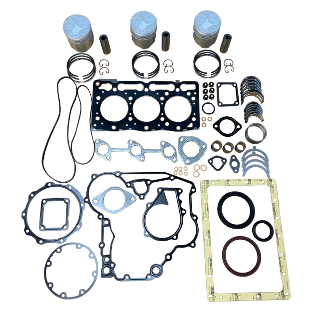 Picture of Major Overhaul Kit, Kubota D905 Diesel, w/ .50mm Piston & Ring Kits, w/ MLS Head Gasket, 1 notch