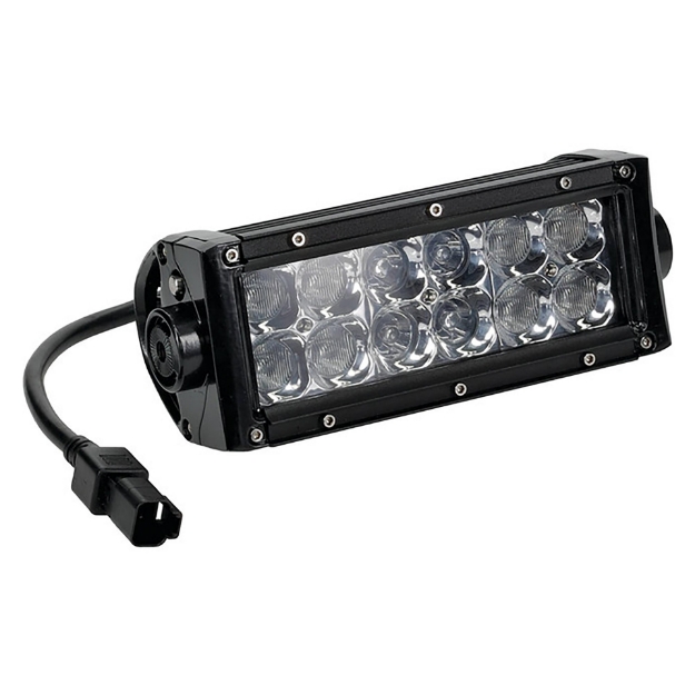 Picture of Tiger Lights 8" Double Row LED Light Bar, Blue Strobe/Flashing Light