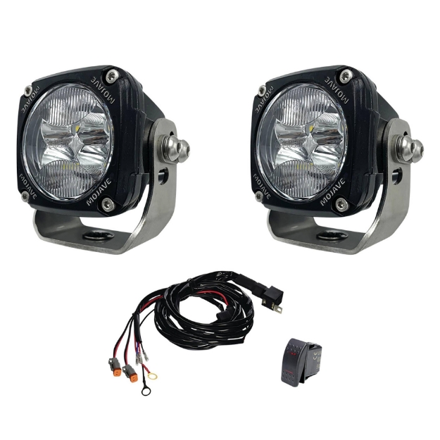 Picture of 3" Mojave Series LED Racing Light Kit, 2 pk w/ Wiring Harness