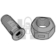 Picture of HCC 9/16"LONG BLT&NUT 50pck