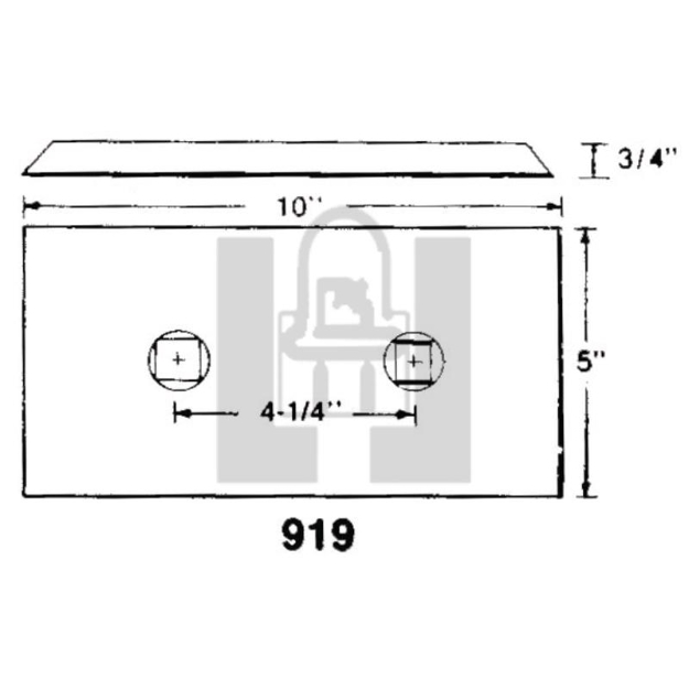 Picture of Landside Wear Pad For White