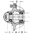 Picture of 6 Bolt Hub Assembly 2890