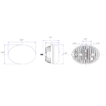 Picture of LED-2419 side mount.