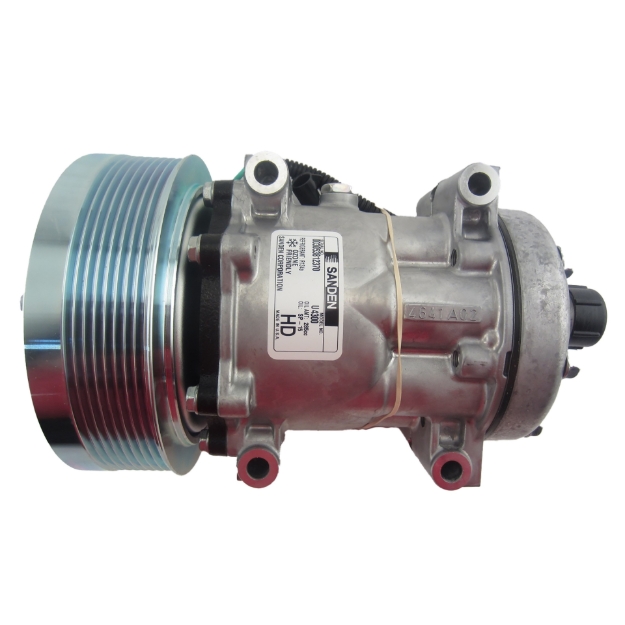 Picture of Sanden SD7H15 Compressor, w/ 8 Groove Clutch - New