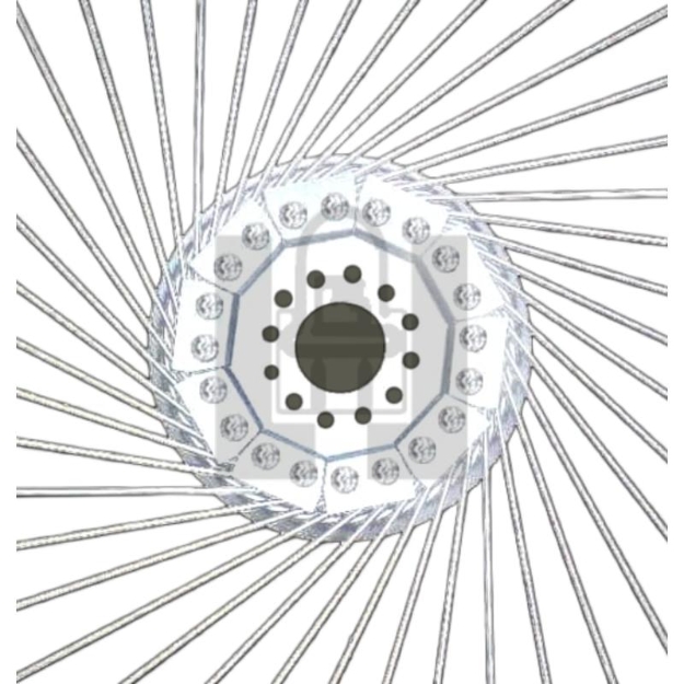 Picture of GRANIT 55" Rake Wheel Assembly LH - Black color
