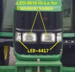 JD 7xxx Standard headlights