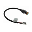 Picture of 2 pin Deutsch DT compatible to nylon "T" connector 15"
