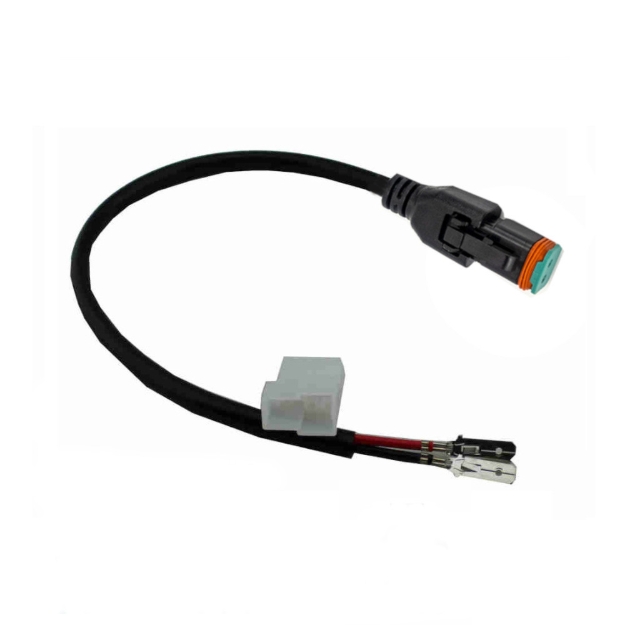 Picture of 2 pin Deutsch DT compatible to nylon "T" connector 15"