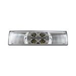 Picture of LED-1213 Center grill - TJ series - for when a wide center grill light is used. OEM part# 395576A1, 395577A1.