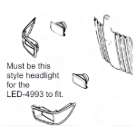 Picture of LED-4993 Hi-Lo headlight.